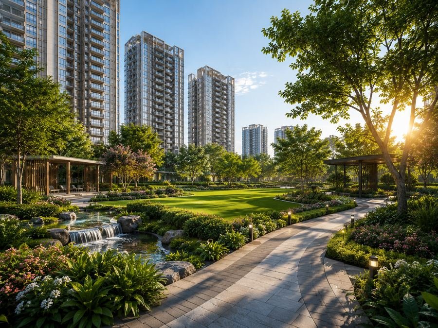 Central green